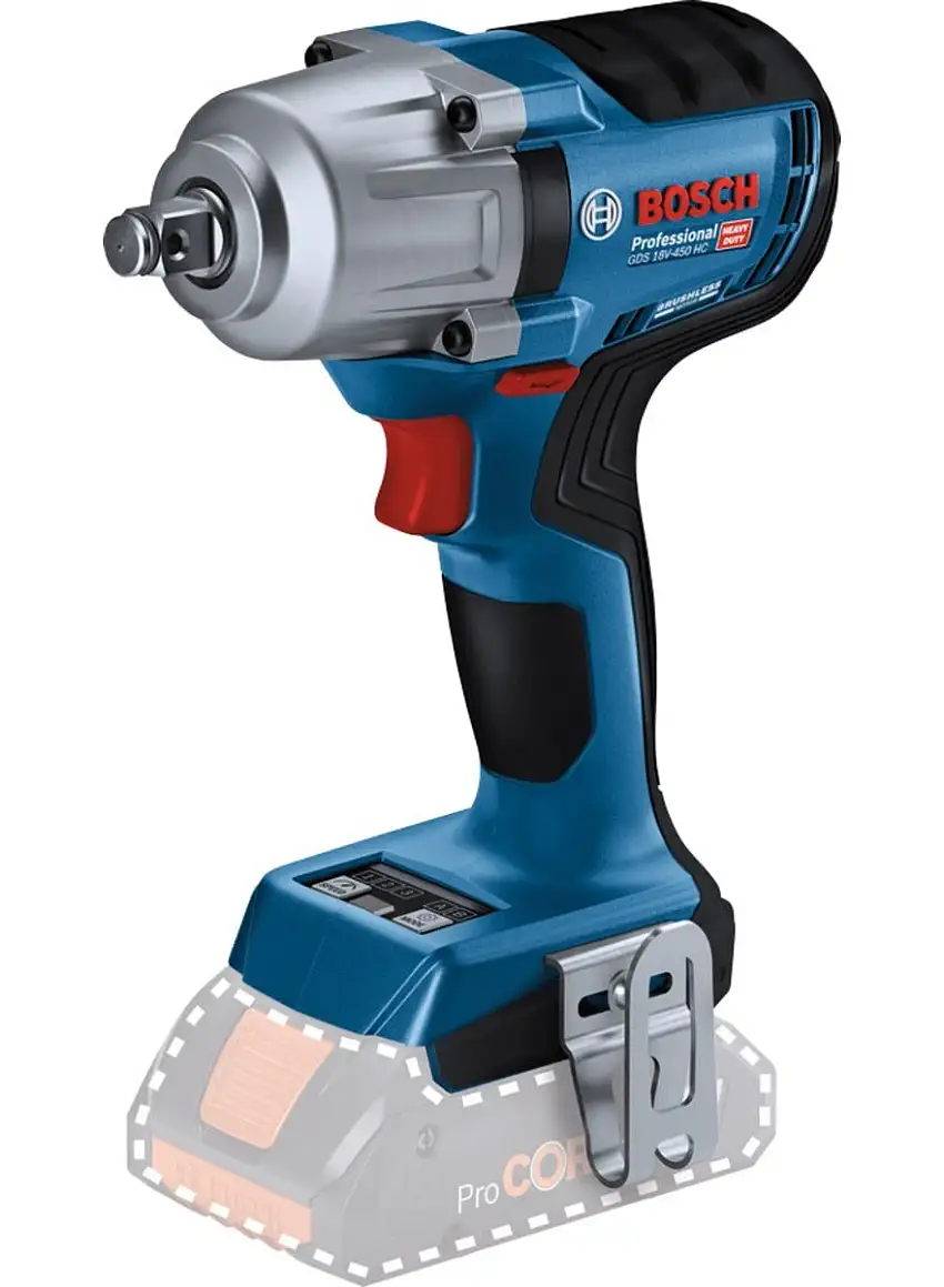 Bosch Professional - Boulonneuse sans fil GDS 18 V-450 (sans batterie, ni chargeur) - 06019K4000