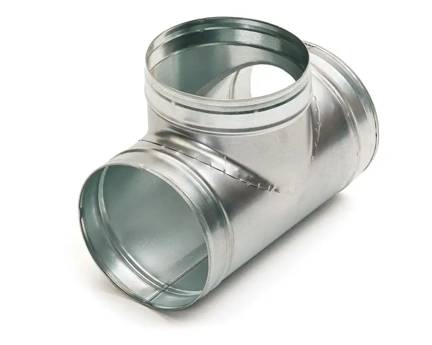 Aldes - Té Equerre Galvanisé 90DEG - D200/200mm - 11093116