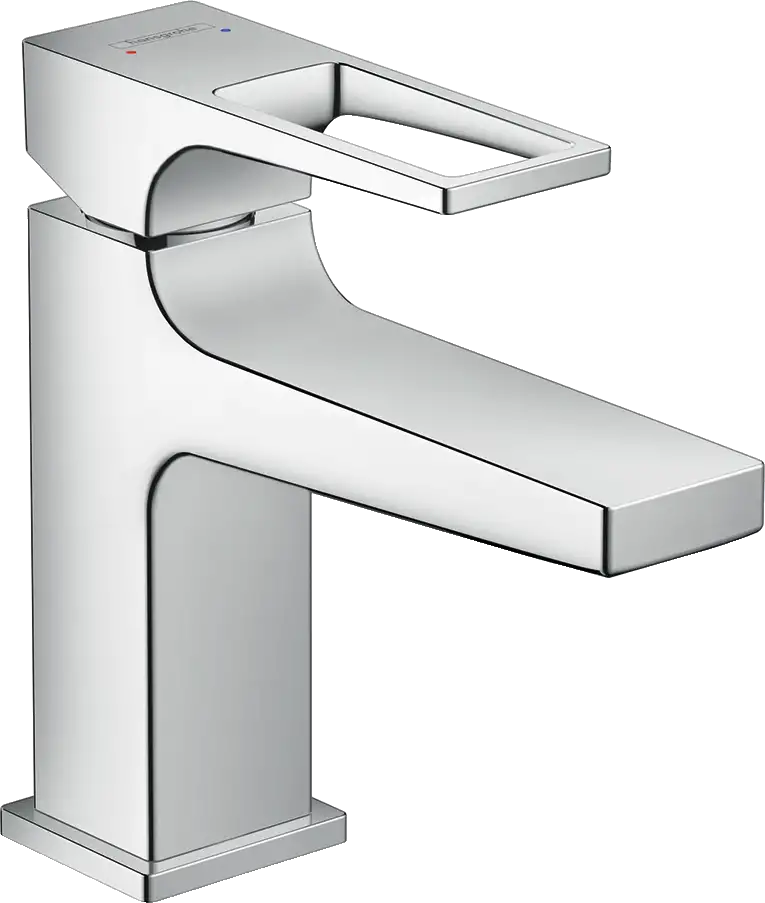 Hansgrohe - Mitigeur de lavabo 100 poignée étrier bec court bonde Metropol Push-Open - HG-74500000