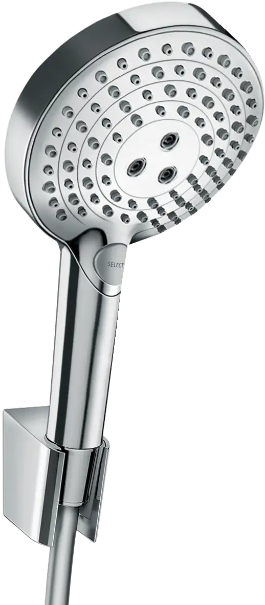 Hansgrohe - Raindance Select S Ensemble support mural et douchette 120 3jet PowderRain avec flexible de douche 160 cm - HG-27668000