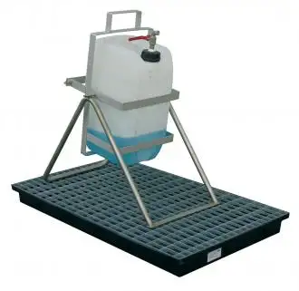 Chevalet porte bidon : Jusqu'à 60 Litres de sécurité !