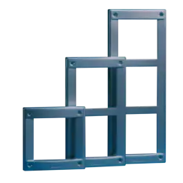 CADRE ALUMINIUM GRIS FONCÉ VANDALCOM 1 MODULE