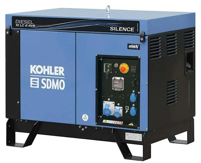 Sdmo - Groupe électrogène diesel 10 LC a silence AVR C5 - DIESEL10LCASILENCEAVRC5