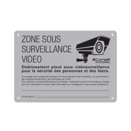 Panneau zone surveillée, Lieu Privé