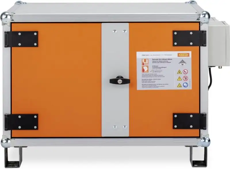 Armoire anti-feu Batteries 8/5 Premium SIM lockEX® 230 V, avec pieds