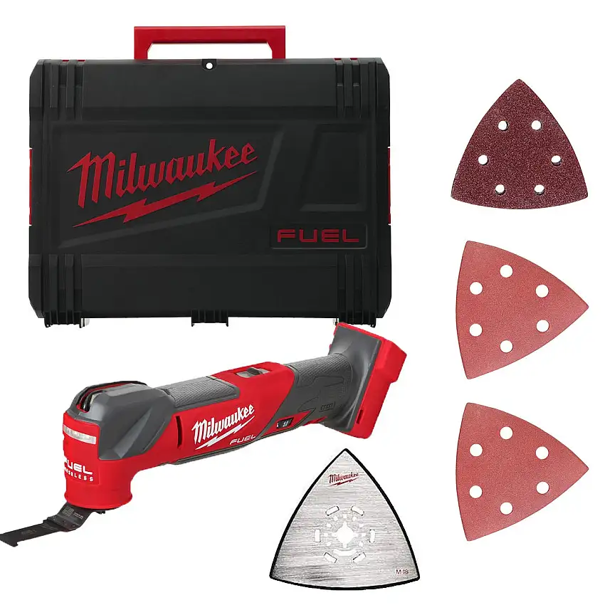 Milwaukee - Multi-Tool oscillant FUEL 18V + HD Box - M18 FMT-0X - 4933478491