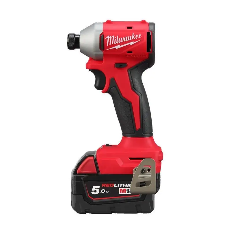 Milwaukee - M18 BLIDR-502X - Visseuse à chocs compacte Hex 1/4" BRUSHLESS, 18V, 5,0Ah, 3 vitesses, 190 Nm - 4933492843