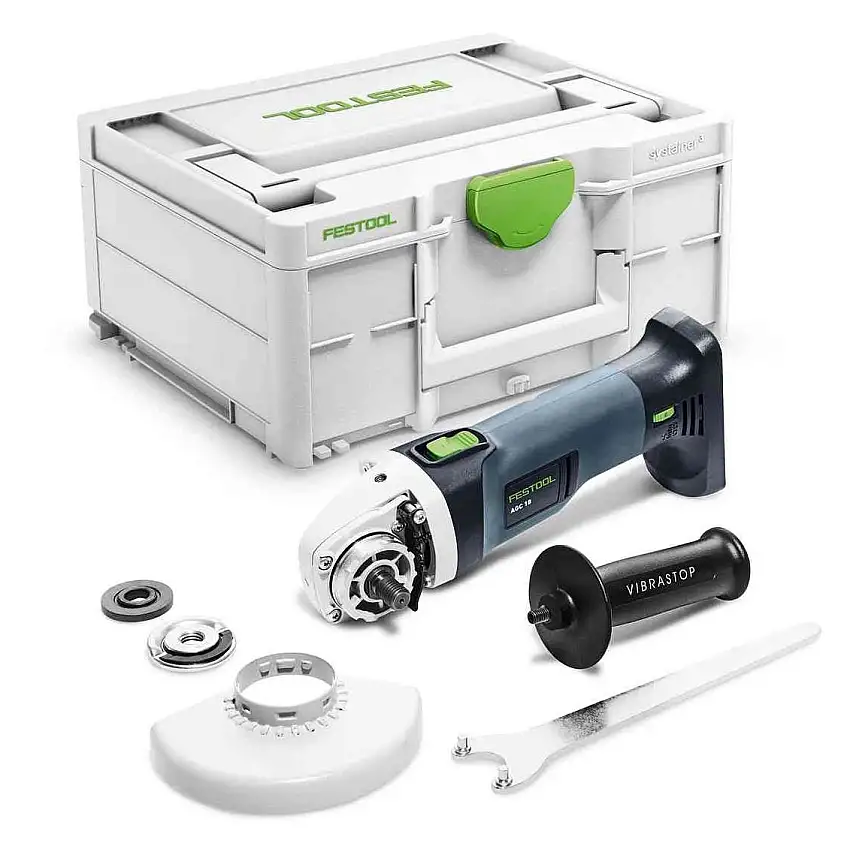 Festool - Meuleuse d'angle sans fil AGC 18-125 EB-Basic + Systainer - 576825