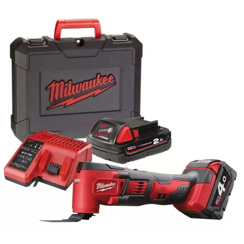 Milwaukee M18 BMT-421C Outil multifonctions 1x4.0 Ah, 1x2.0 Ah, coffret 4933446210