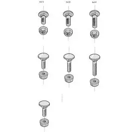 Boîte 100 boulons TRCC 6X12 EZ