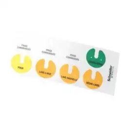 10 planches de 8 autocollants pour le repérage des prises de courant