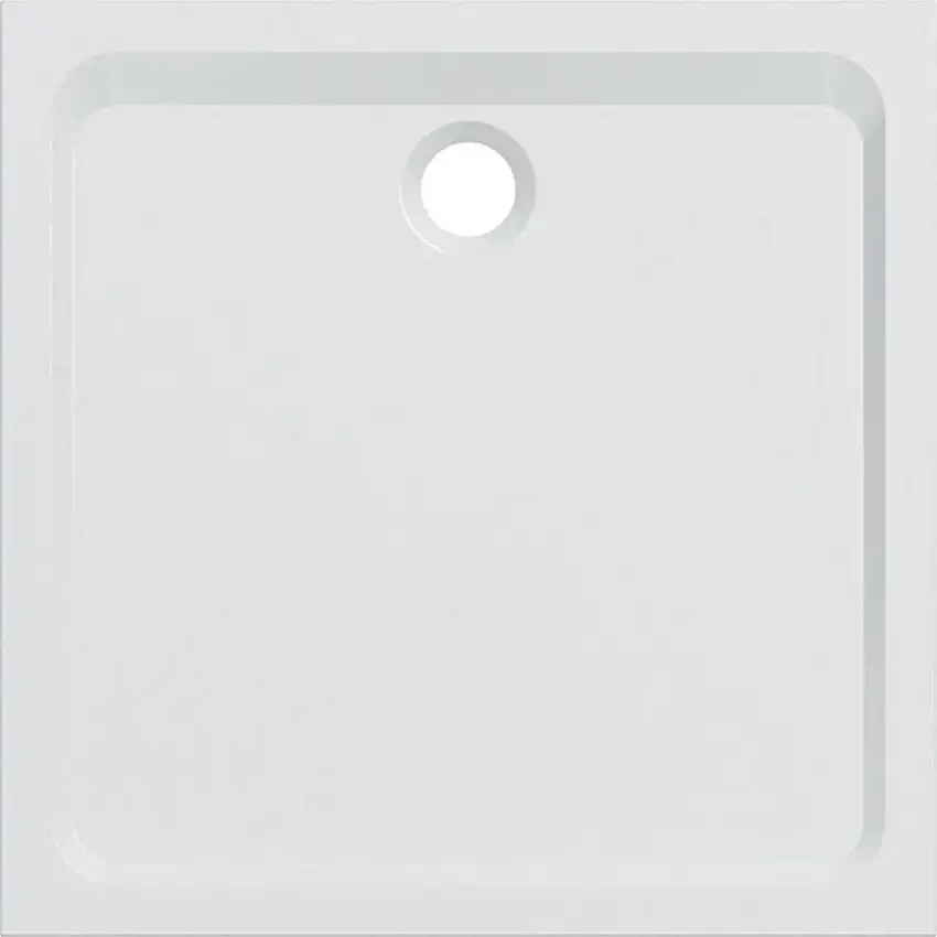 Geberit - Receveur de douche extra-plat MELUA 80 x 80 cm (sans bonde) - Y00090900000G