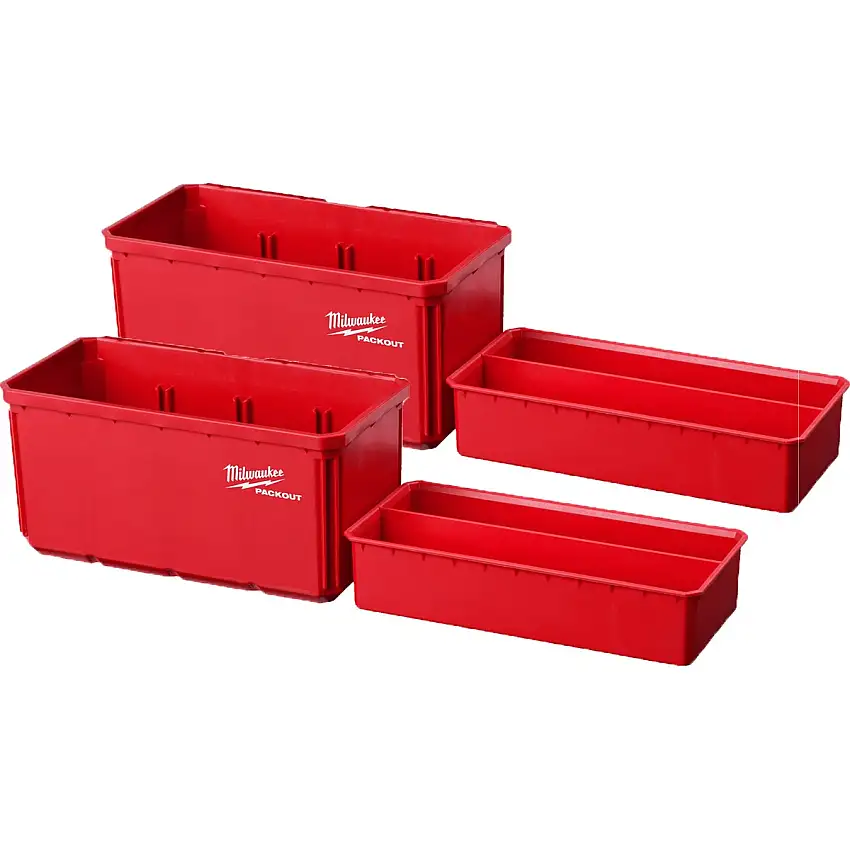 Milwaukee - Lot de 2 bacs Packout 10x20 cm - 4932480699