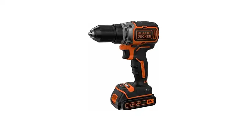 BLACK+DECKER Perceuse à percussion sans fil 18V avec 2 vitesses BDCHD18