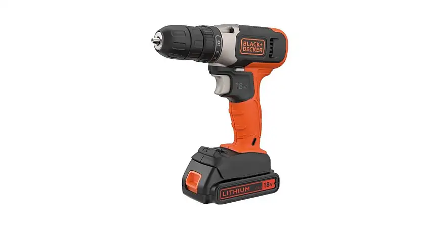 BLACK+DECKER Perceuse-perceuse sans fil 18V, 1,5Ah BCD001C1