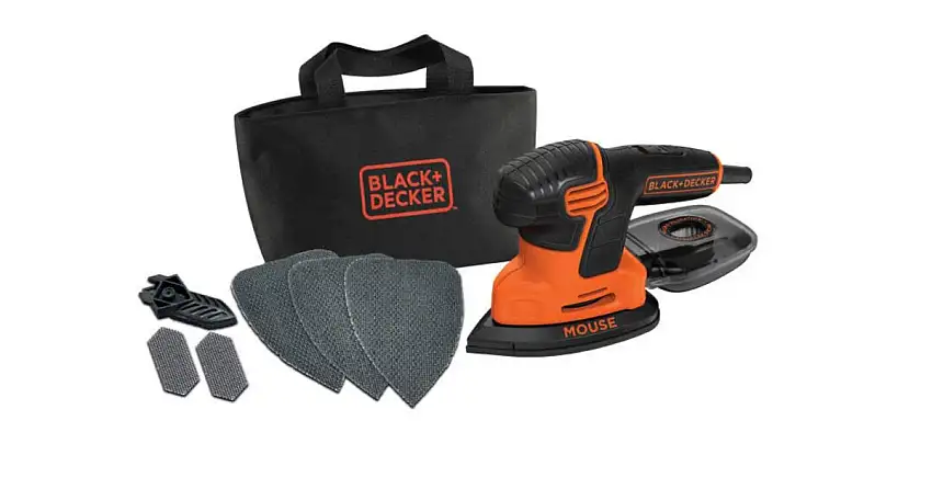 BLACK+DECKER Ponceuse vibrante Souris 120W KA2000