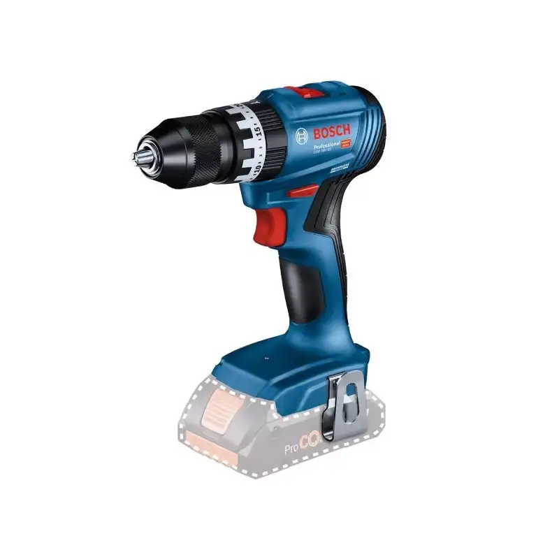 Bosch Professional - Perceuse-visseuse à percussion sans fil GSB 18V-45 Professional (sans batterie, ni chargeur) - 06019K3300
