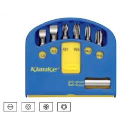 Boîte dembouts SWift, 7 pièces avec porte-embout magnétique