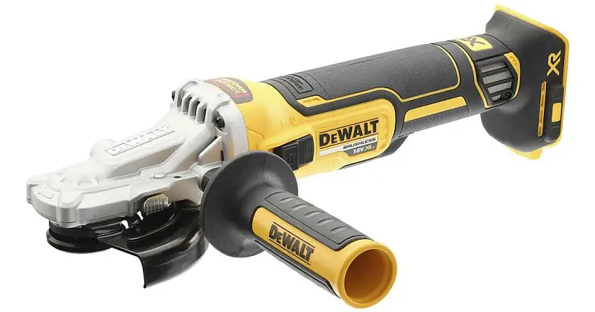 Meuleuse d'angle sans fil DeWALT avec engrenage plat 125 mm sans batterie DCG405FN