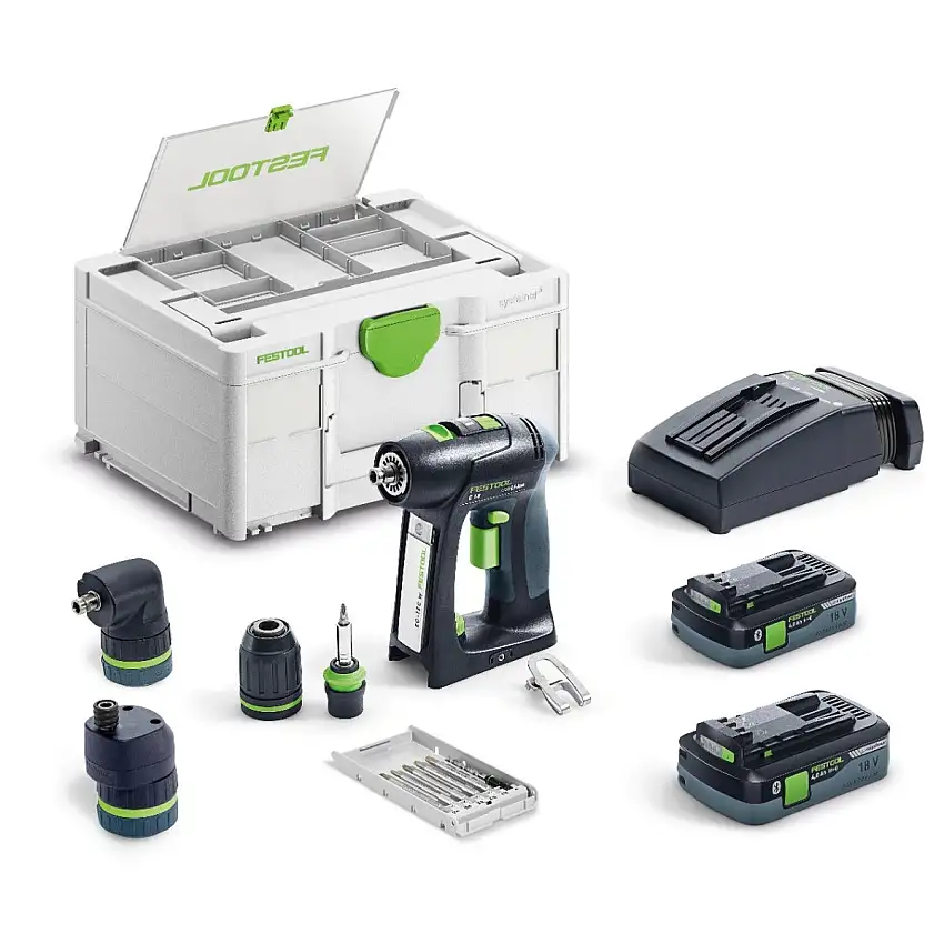 Festool - Perceuse-visseuse sans fil C 18 HPC 4,0 I-Set - 577617