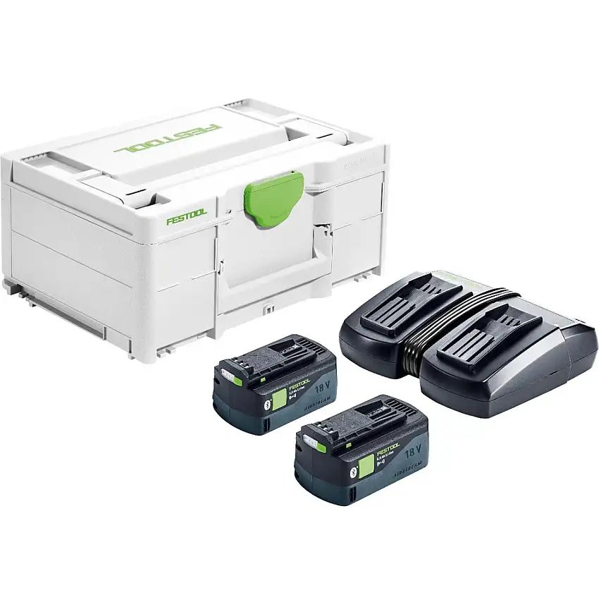 Festool - Set Énergie SYS 18V 2x5Ah et chargeur rapide double TCL 6 DUO - 577707