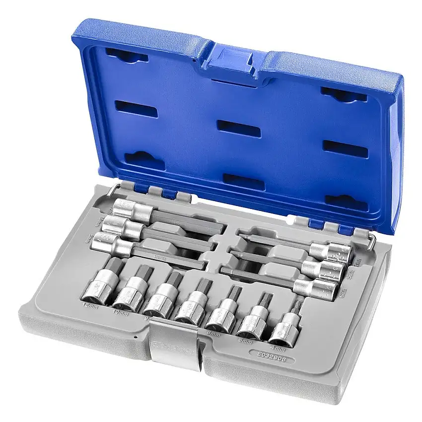 Expert - Coffret de douilles tournevis 6 pans 1/2" - 13 pièces - E032906