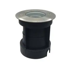 encastre de sol, collerette inox