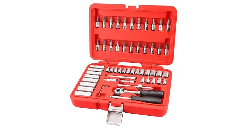 EXTOL hlavice nástrčné, sada 57ks, 1/4", CrV 8818101