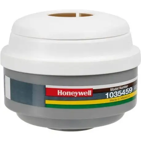 Honeywell - Boite de 8 filtres ABEK1P3 pour masque système à baïonnette Click-fit Honeywell - 1035459
