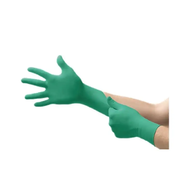 Ansell - Gants TouchNTuff nitrile lisse vert - Boite de 100 taille 7.5 - 8 - 92-600 T7,5-8