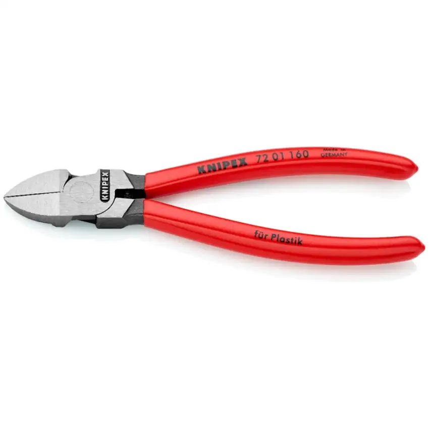 Knipex - Pince coupante de coté pour plastique 160mm - 72 01 160