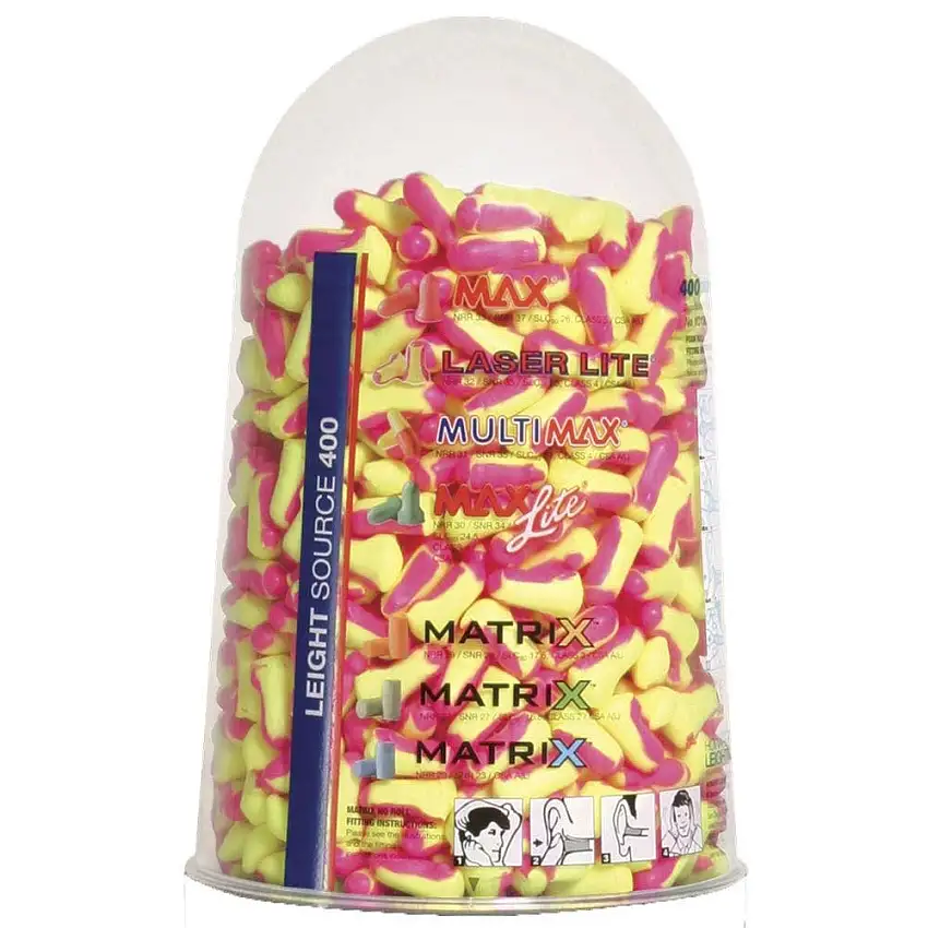 Howard Leight - Recharge 200 paires bouchons antibruit Laser Lite - 35dB - 1013047