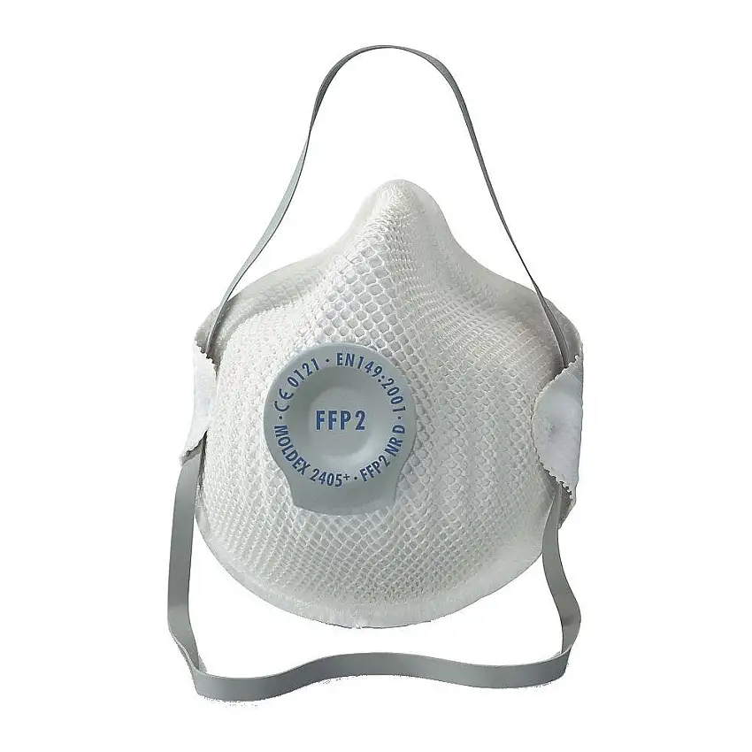 Moldex - 20 masques jetables anti-poussière avec soupape Classique 2405 - FFP2 NR D - 240515
