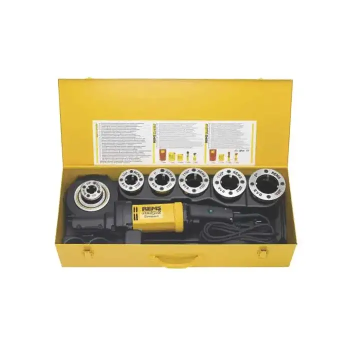 Rems - Filière électrique REMS Amigo 2 Set - Tubes acier ∅1/8 - 2" - Barres ∅ 1/4 - 1" / M 6 – 30 - 540020 R220