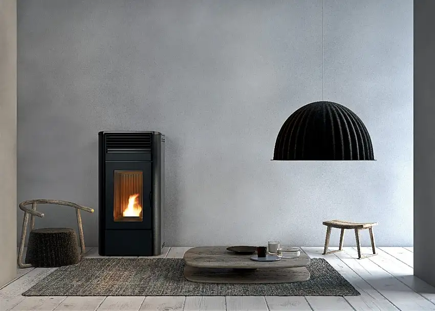 RED Heating - Poêle à granulés CAMELIA 8kW - 3 couleurs (sans habillage) - 7116062S