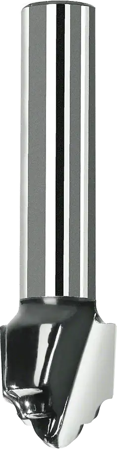 Bosch Professional - Fraise a Profiler H Bois Dur, Qu.8, R:2,4 Ø12,7 L:12,4 Lt:46mm - 2608628398