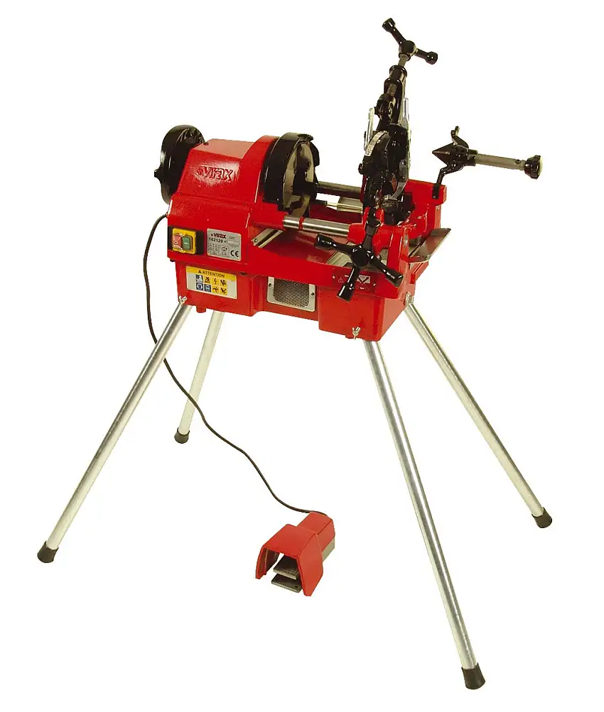 Virax - Machine à fileter 2" Ø " : 1/2 - 3/4, 1 - 2. Ø mm : 15/21 - 20/27, 26/34 - 50/60 BSPT Droite - VIR-162120