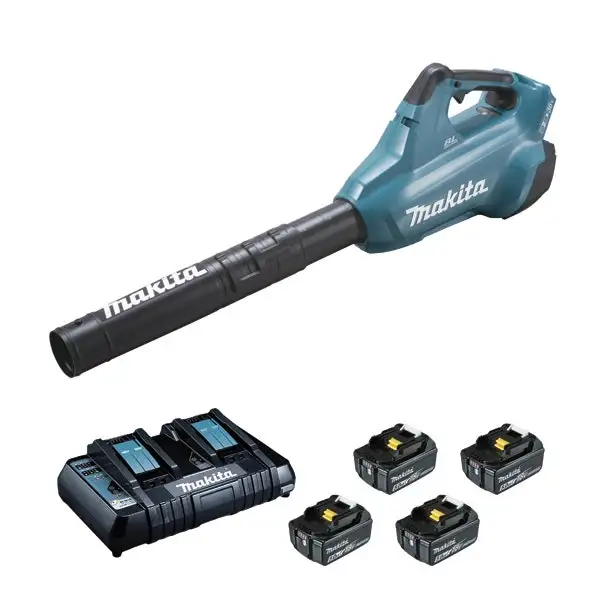 Makita - Souffleur 36V => 2 x 18V Li-Ion 5Ah (4 batteries) - DUB362PT4 2 x 18V Li-Ion 5Ah (4 batteries)"/>