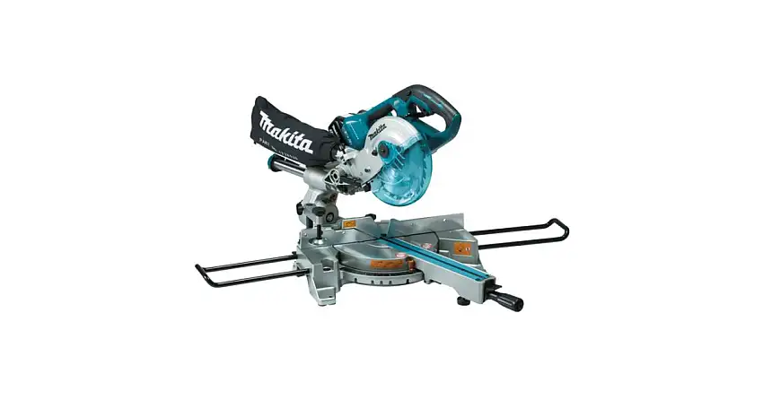 MAKITA Scie à onglets sans fil 190 mm, Li-ion LXT 2 x 18 V / 5,0 Ah DLS714NPT2