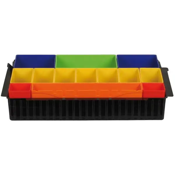Makita - Module rangement pour coffret MAKPAC 1 + 11 compartiments colorés + 1 mousse - P-83652