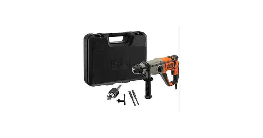 Marteau combiné BLACK+DECKER SDS-Plus dans un étui BEHS02K