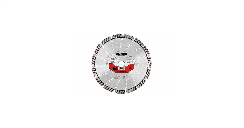 METABO Disque à tronçonner diamanté Dia-TS 230x22,23mm - CP, Béton, Professionnel 628574000