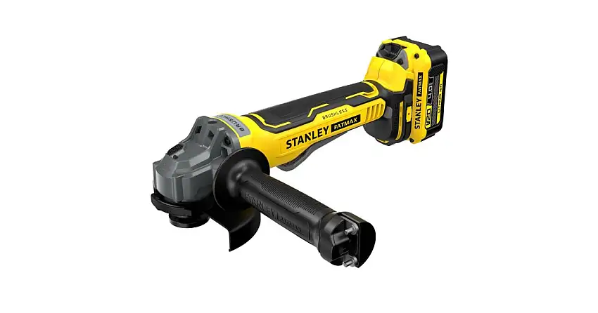 Meuleuse d'angle sans fil Stanley V20, 2 x 4,0 Ah, 18 V, SFMCG700M2K