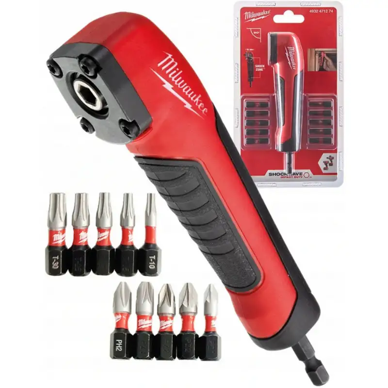 Milwaukee Shockwave Lot de 11 embouts a angle droit 4932471274