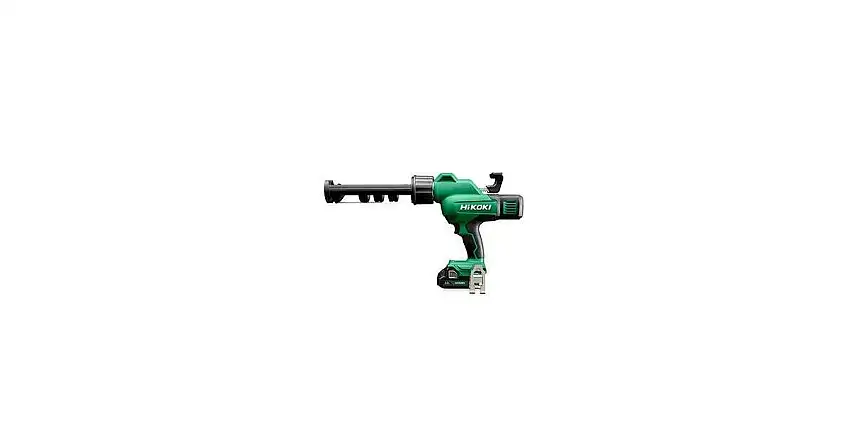 Pistolet à cartouche sans fil HIKOKI 18 V (400 ml), force d'extrusion 3 000 N pour tous les matériaux courants AC18DAWPZ