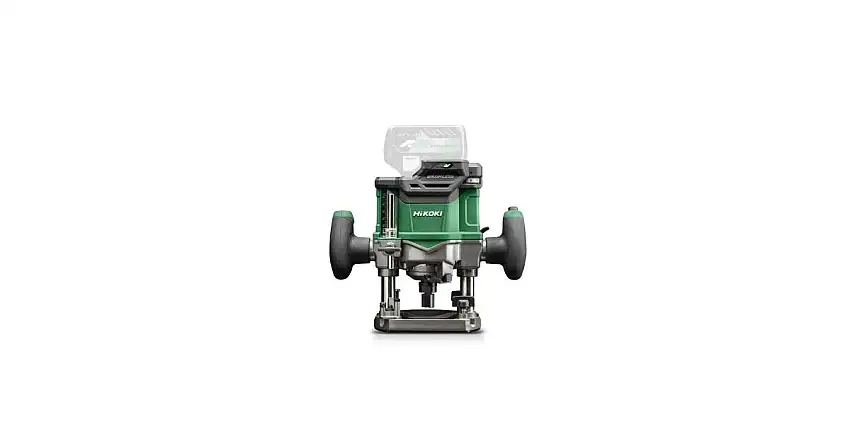 Défonceuse sans fil HIKOKI 36 V avec profondeur de plongée de 50 mm et pinces interchangeables de 6, 8 et 12 mm pour une flexibilité maximale M3612DAW2Z