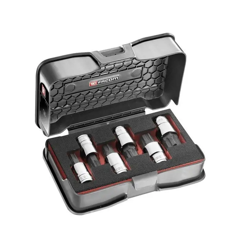 Facom - Coffret 6 embouts OGV grip 6 pans 1/2 - STM.J6MGRPPB