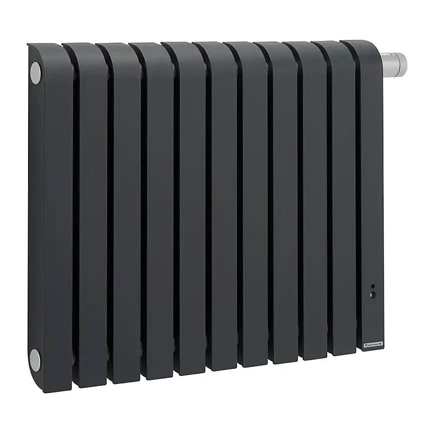 Thermor - Radiateur électrique Mythik inertie 1000W horizontal gris ardoise connecté - 460133