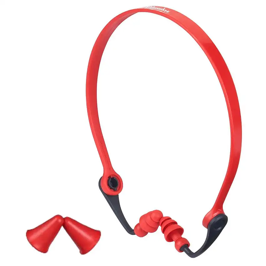 Milwaukee - Arceau anti-bruit 3 positions à bouchons interchangeable - 32dB - 4932478135